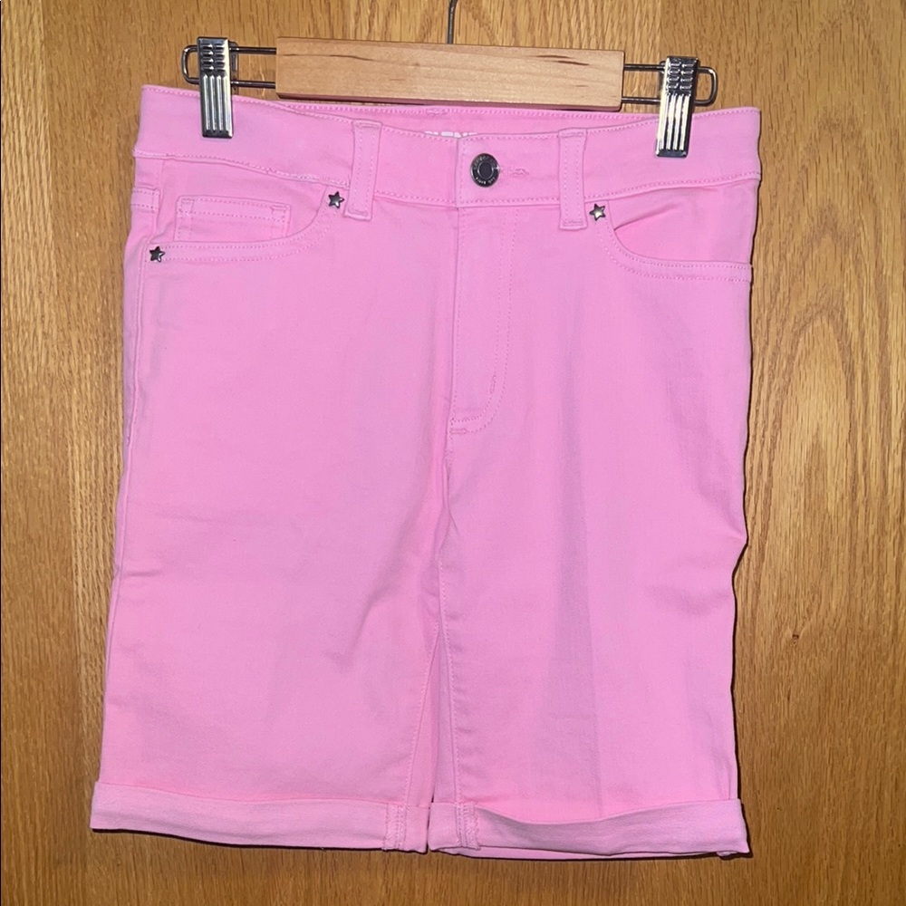 Lands' End Pink Stretchy Bermuda Shorts‎ Kids Size 10 NWOT Wild Blossom Pink